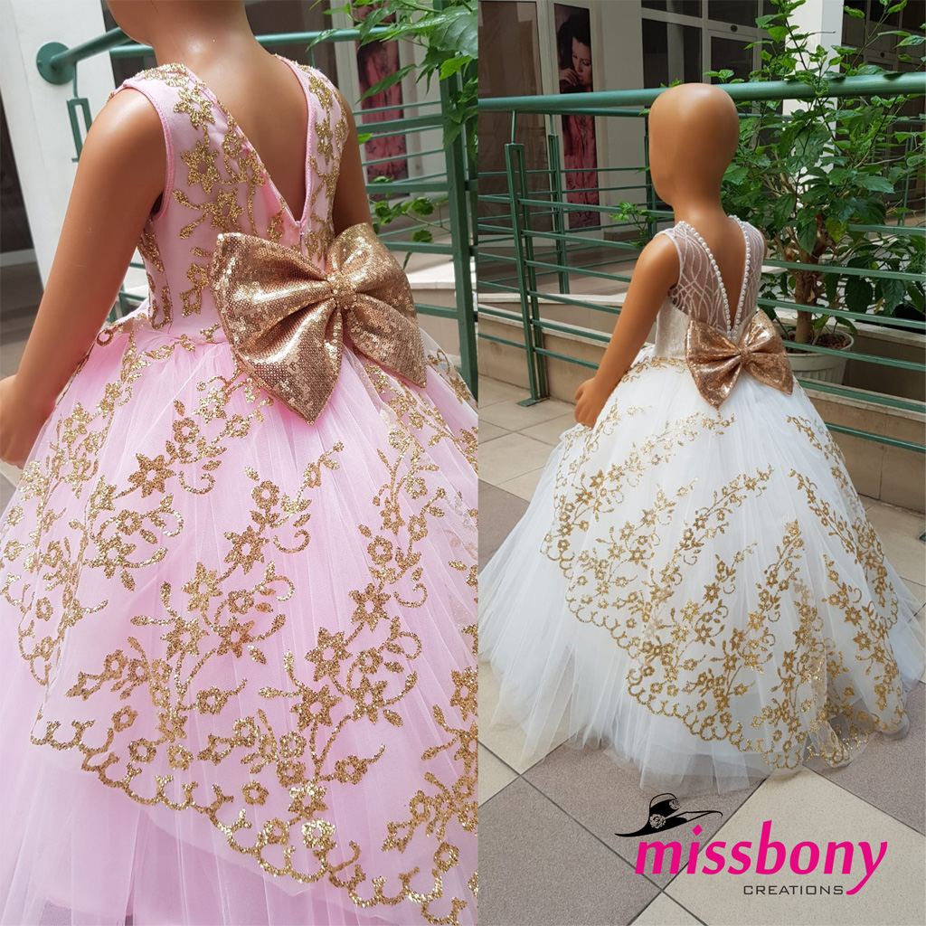 Puffy, long, sequin, evening gown, SCARLETT